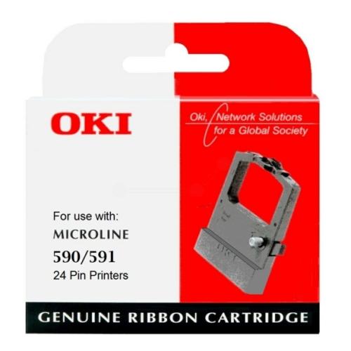 Oki printer ribbon black (09002316 /)