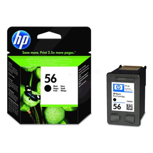 HP printcartridge black (C6656AE / 56) (high capacity)