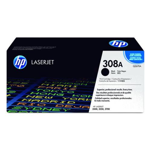 HP toner cartridge black (Q2670A / 308A)