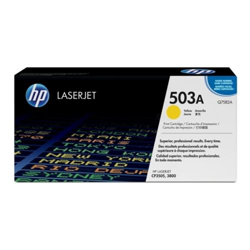 HP toner cartridge yellow (Q7582A / 503A)