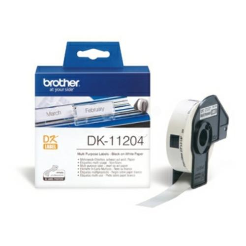 Brother labels white (DK11204)