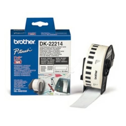 Brother labels white (DK22214 /), 12mm