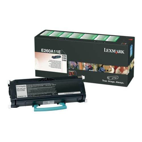 Lexmark toner cartridge black (E260A11E / 0E260A11E) (Return)