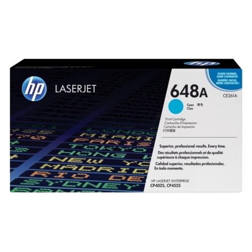 HP toner cartridge cyan (CE261A / 648A)