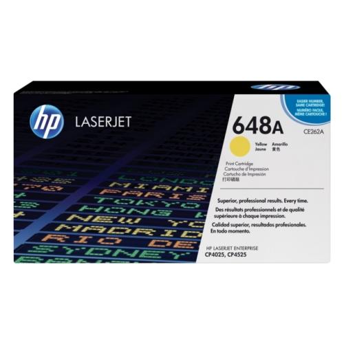 HP toner cartridge yellow (CE262A / 648A)