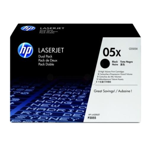 HP toner cartridge black (CE505XD / 05XD) (Twin Pack)