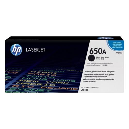 HP toner cartridge black (CE270A / 650A)