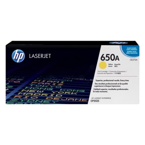 HP toner cartridge yellow (CE272A / 650A)