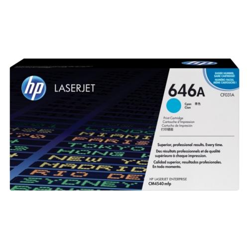 HP toner cartridge cyan (CF031A / 646A)