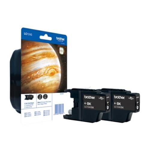 Brother printcartridge black (LC1240BKBP2DR / LC1240BKBP2) (Twin Pack)