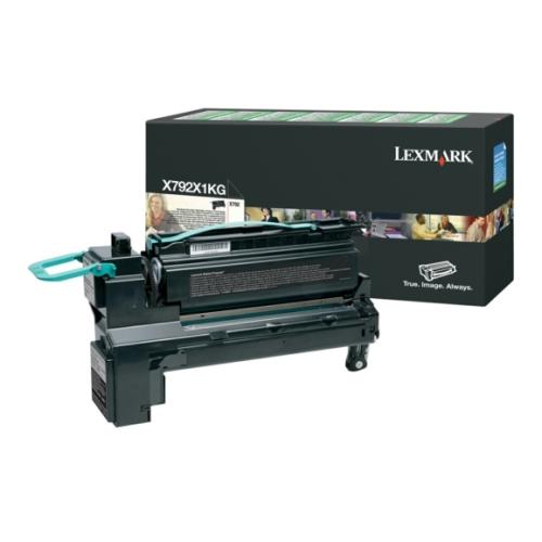 Lexmark toner cartridge black (X792X1KG / 0X792X1KG) (Return)