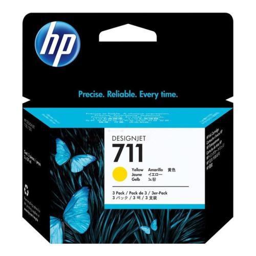 HP printcartridge yellow (CZ136A / 711)