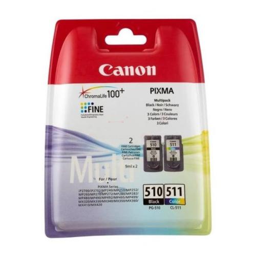 Canon printcartridge black / color (2970B010 / PG510+CL511) (Twin Pack, multipack)