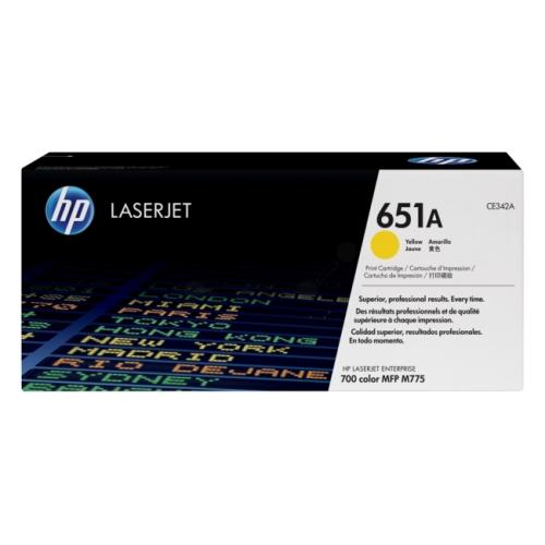 HP toner cartridge yellow (CE342A / 651A)