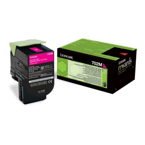 Lexmark toner cartridge magenta (70C20M0 / 702M) (Return)