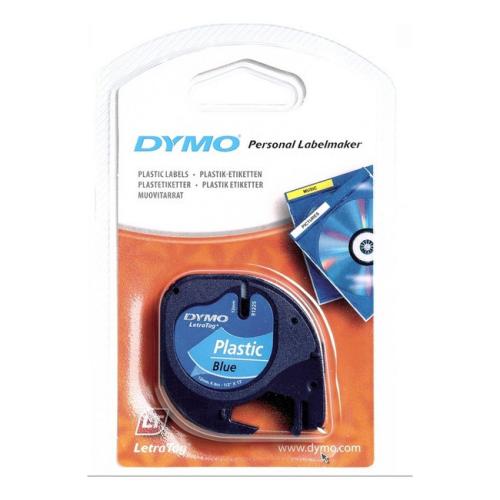 Dymo LetraTag Tape blue (91205 / S0721650), 12mm