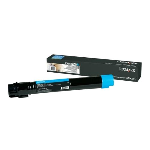 Lexmark toner cartridge cyan (X950X2CG / 0X950X2CG) (high capacity)