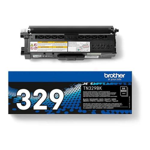 Brother toner cartridge black (TN329BK /) (high capacity)