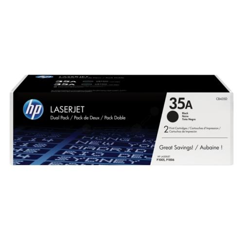 HP toner cartridge black (CB435AD / 35A) (Twin Pack)