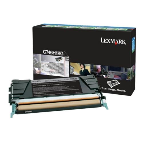 Lexmark toner cartridge black (C746H1KG / 0C746H1KG) (Return)