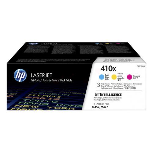 HP toner cartridge cyan / magenta / yellow (CF252XM / 410X) (multipack)