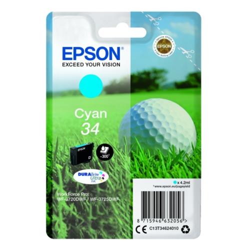 Epson printcartridge cyan (C13T34624010 / 34)