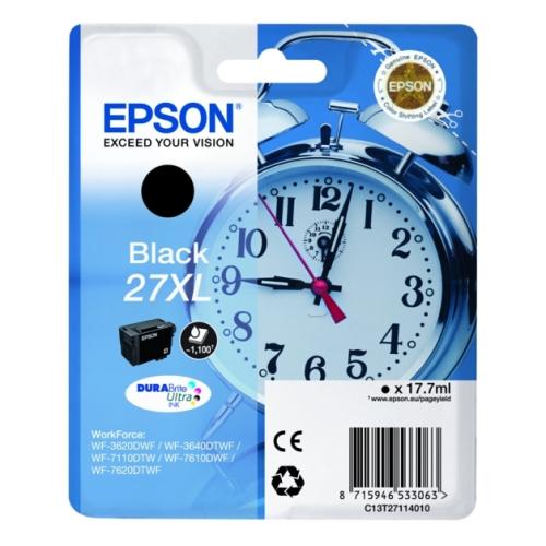 Epson printcartridge black (C13T27114012 / 27XL) (high capacity)