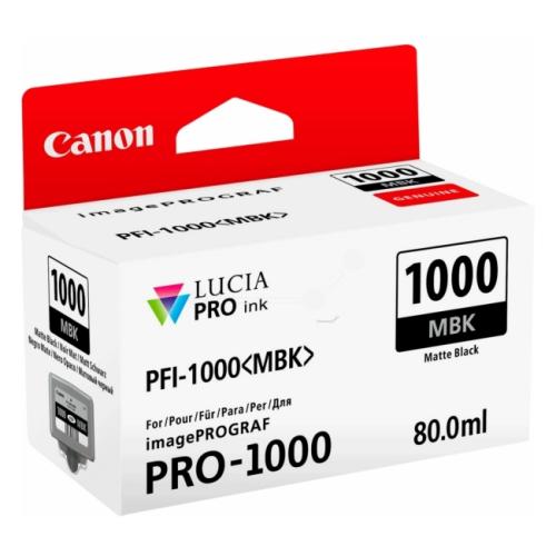 Canon printcartridge black mat (0545C001 / PFI1000MBK)