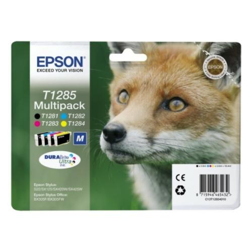 Epson printcartridge black / cyan / magenta / yellow (C13T12854012 / T1285) (multipack)