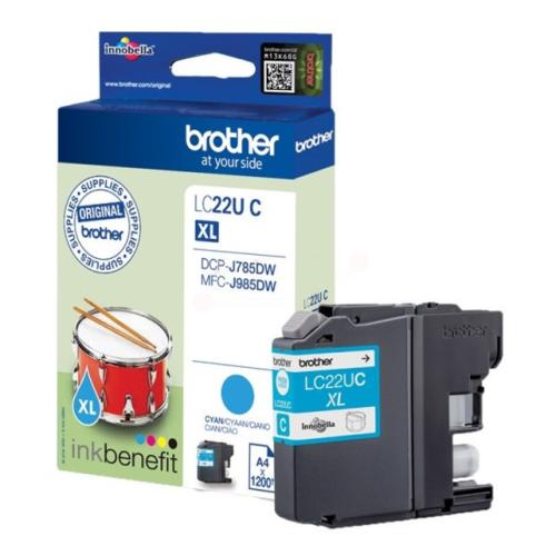 Brother printcartridge cyan (LC22UC /)