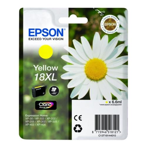 Epson printcartridge yellow (C13T18144012 / 18XL) (high capacity)