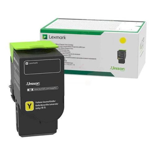 Lexmark toner cartridge yellow (78C2XY0 / 078C2XY0) (Return, high capacity)