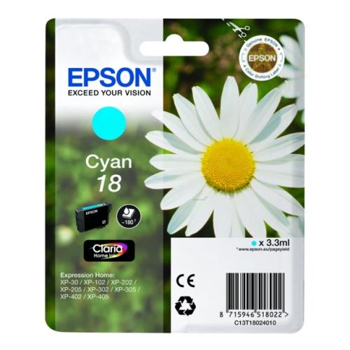 Epson printcartridge cyan (C13T18024012 / 18)