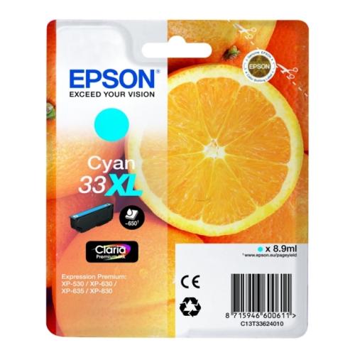 Epson printcartridge cyan (C13T33624012 / 33XL) (high capacity)