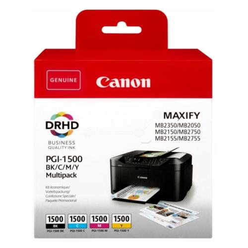 Canon printcartridge black / cyan / magenta / yellow (9218B005 / PGI1500BKCMY) (multipack)