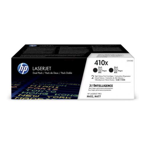 HP toner cartridge black (CF410XD / 410X) (Twin Pack, high capacity)