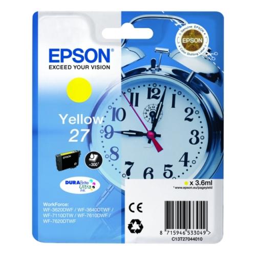 Epson printcartridge yellow (C13T27044012 / 27)