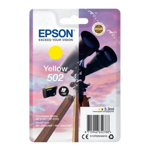 Epson printcartridge yellow (C13T02V44010 / 502)