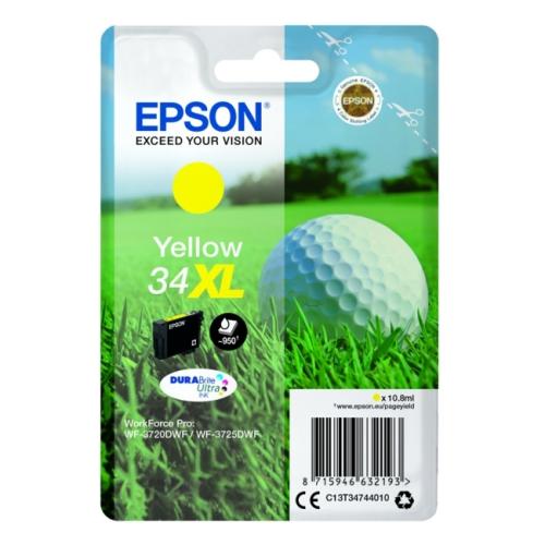 Epson printcartridge yellow (C13T34744010 / 34XL) (high capacity)