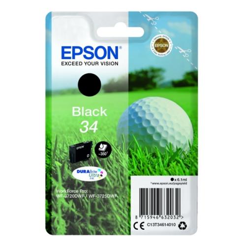 Epson printcartridge black (C13T34614010 / 34)