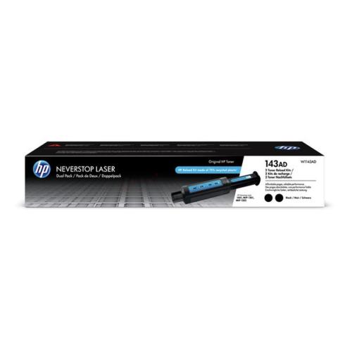 HP toner cartridge black (W1143AD / 143AD) (Twin Pack)