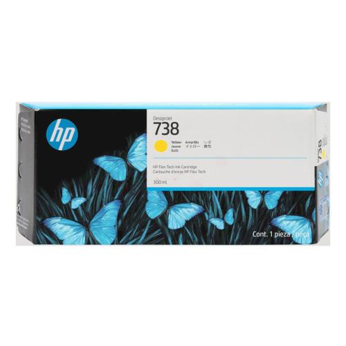 HP printcartridge yellow (676M8A / 738)