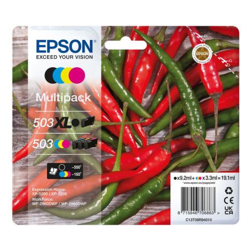 Epson printcartridge black / cyan / magenta / yellow (C13T09R94010 / 503XL503) (multipack)