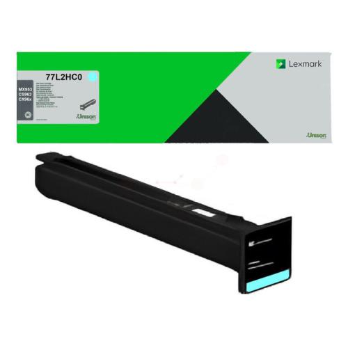 Lexmark toner cartridge cyan (77L2HC0 / 077L2HC0) (Return, high capacity)