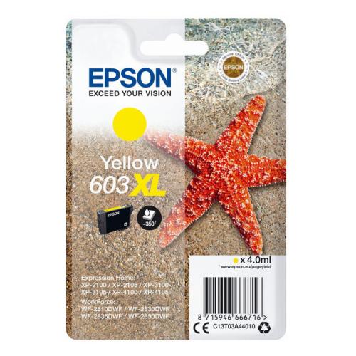 Epson printcartridge yellow (C13T03A44010 / 603XL) (high capacity)