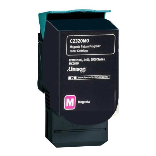 Lexmark toner cartridge magenta (C232HM0 / 0C232HM0) (Return)