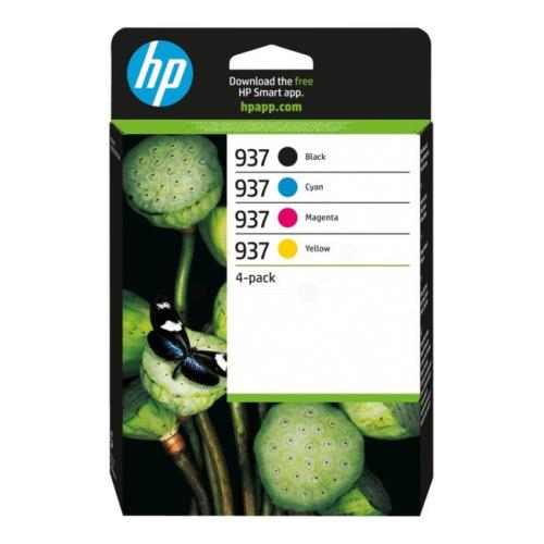 HP printcartridge black / cyan / magenta / yellow (6C400NE / 937) (multipack)