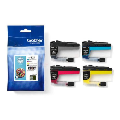 Brother printcartridge black / cyan / magenta / yellow (LC424VAL /) (multipack)