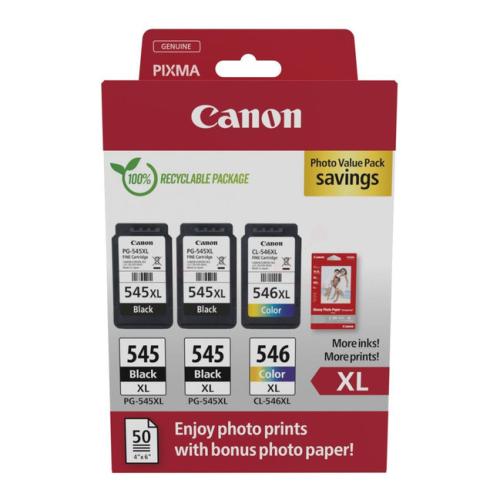 Canon printcartridge black / color (8286B015 / PG545XL+CL546XL) (Twin Pack, multipack, high capacity)