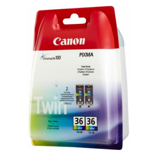 Canon printcartridge color (1511B025 / CLI36) (Twin Pack)